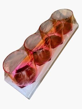 Set of 4 Ombré Pink Tumblers
